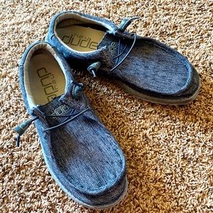 Hey Dude Men’s Shoes Size 12 Wally Woven Carbone